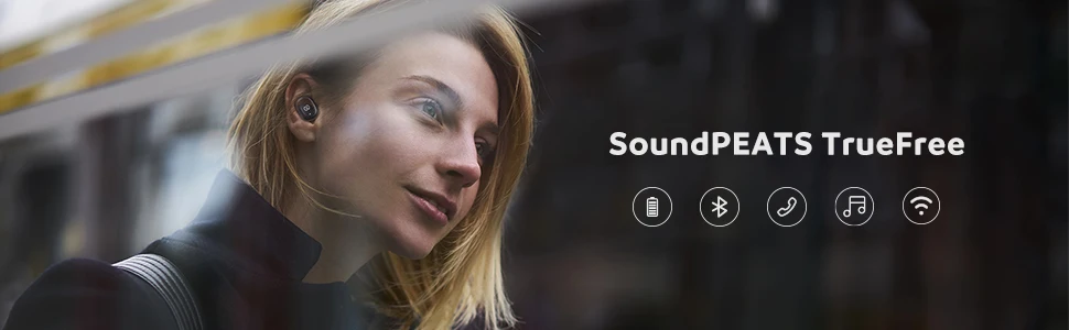 Наушники SoundPEATS TWS Bluetooth 5,0, беспроводные наушники-вкладыши, стерео звук басов, мини, настоящие беспроводные Bluetooth наушники
