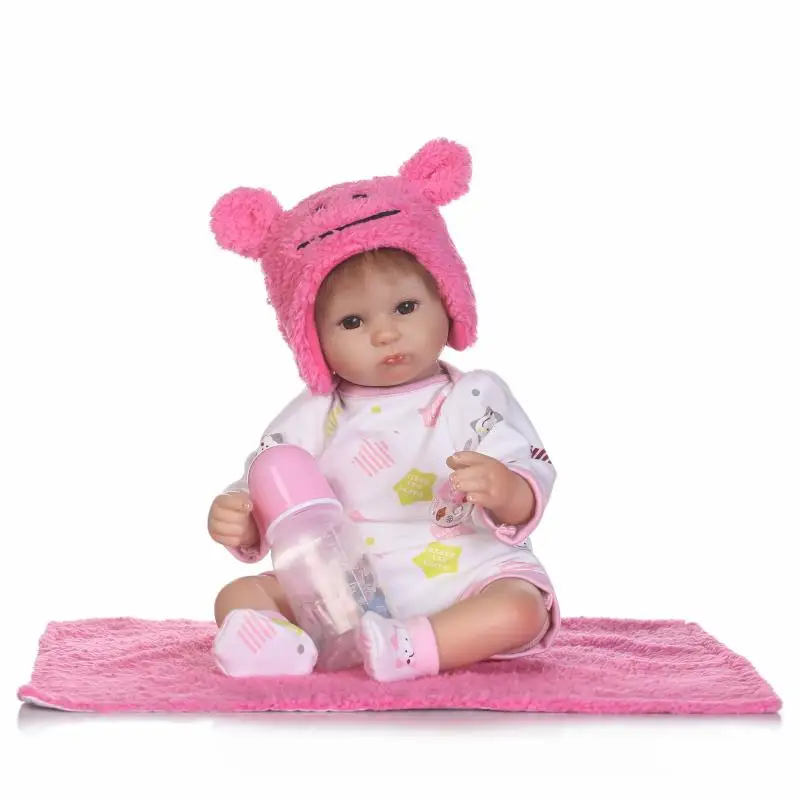Nicery 16 18 дюймов 40 45 см кукла Bebe Reborn мягкая силиконовая игрушка для мальчиков и