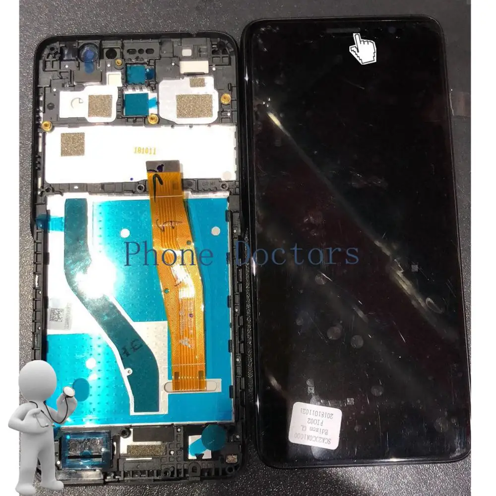 5 &quotдля Alcatel 1X2019 Полный ЖК-дисплей + сенсорный экран дигитайзер в сборе с рамкой