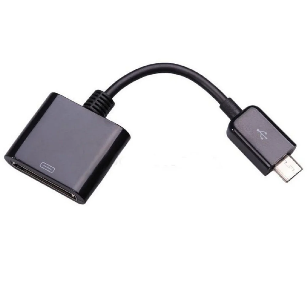 Кабель переходник для iPad 1 2 3 30 штырьков гнездовой разъем iPhone 4 кабель с Micro USB и 5