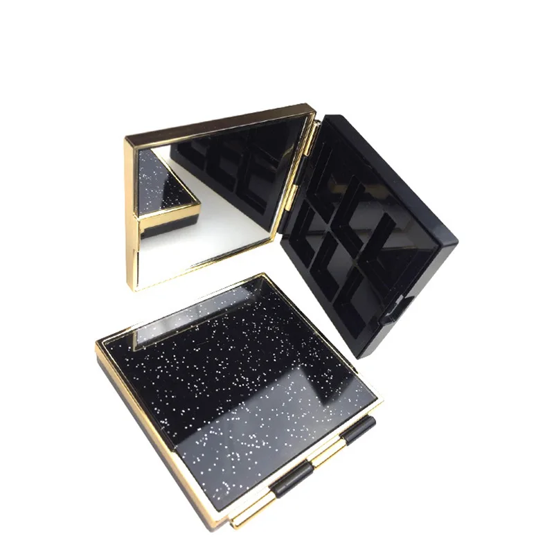 6 сетки Пустая палитра теней DIY Макияж кастрюли большой чехол ж/зеркальный |