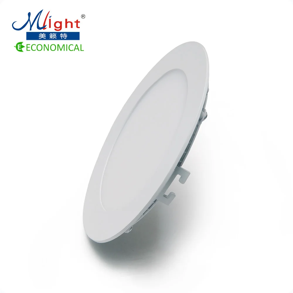 Светодиодный панельный светильник AC85-265V 3 Вт 6 9 12 15 18 24 круглый квадратный ультра