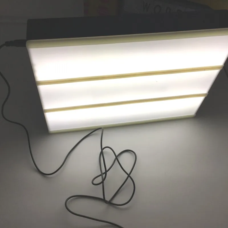 Creative Letters Cards DIY Combination A4 LED Light Box Night Use USB/AAA Battery Powered Lightbox Indoor Desktop Lamp | Лампы и