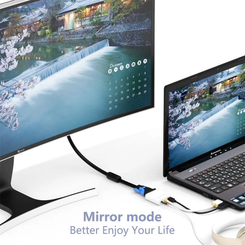 SAMZHE HDMI VGA Ада P тер конвертер 1080 Аудио and видео кабель с Питание аудио ou UT для