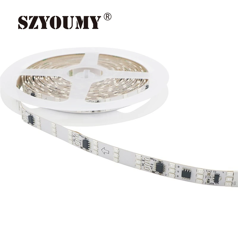 Светодиодная лента SZYOUMY 12 В 2835 SMD 256 цветов RGB Dream Color Авто сменные 180 светодиодов/м