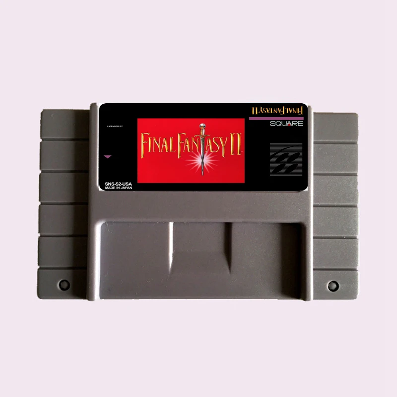Save File Final Fantasy 2 NTSC 16 большая серая игровая карта для американского игрового