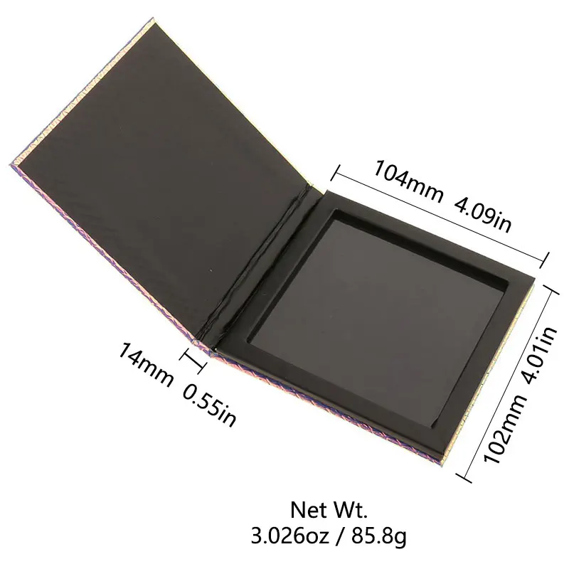 Пустая Магнитная палитра в виде рыбьей чешуи тени для век румяна губная помада