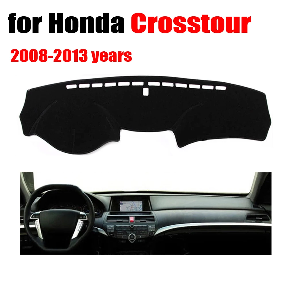 Чехлы для приборной панели автомобиля HONDA Crosstour 2008 2013 коврик с левым рулем