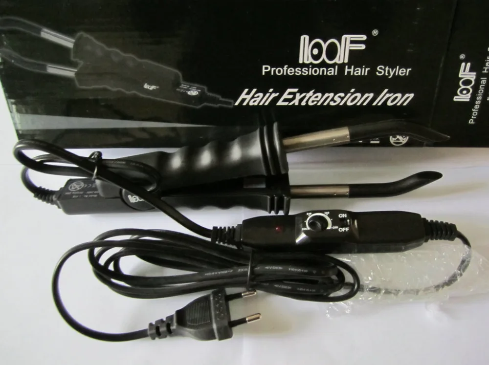 AC110V/220 V 1 шт./упак. профессиональный черный Loof стайлер для волос кератин