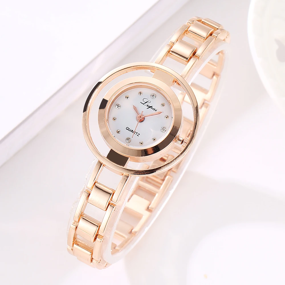 

Lvpai Fashion Women Watches Rose Gold Ladies Bracelet Watches Reloj Mujer 2020 New Creative Waterproof Quartz Watches For Women