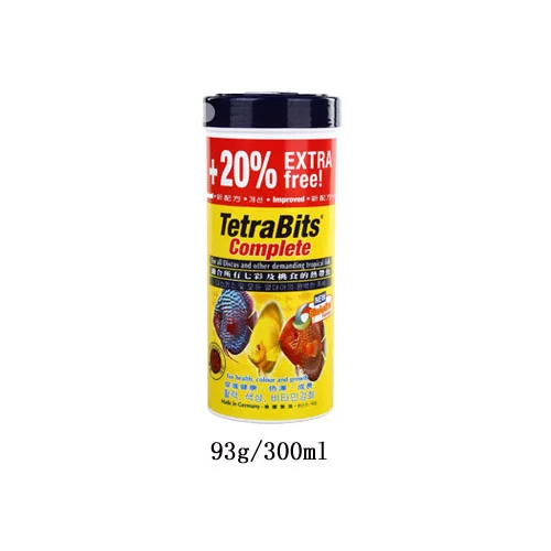 TetraBits 300ml 93g Tetra discus корм для тропических рыб хлопья гранулы аквариумные рыбные кормушки полные биты энергетический цвет сделано в германии - Цвет: TetraBits 300ml 93g