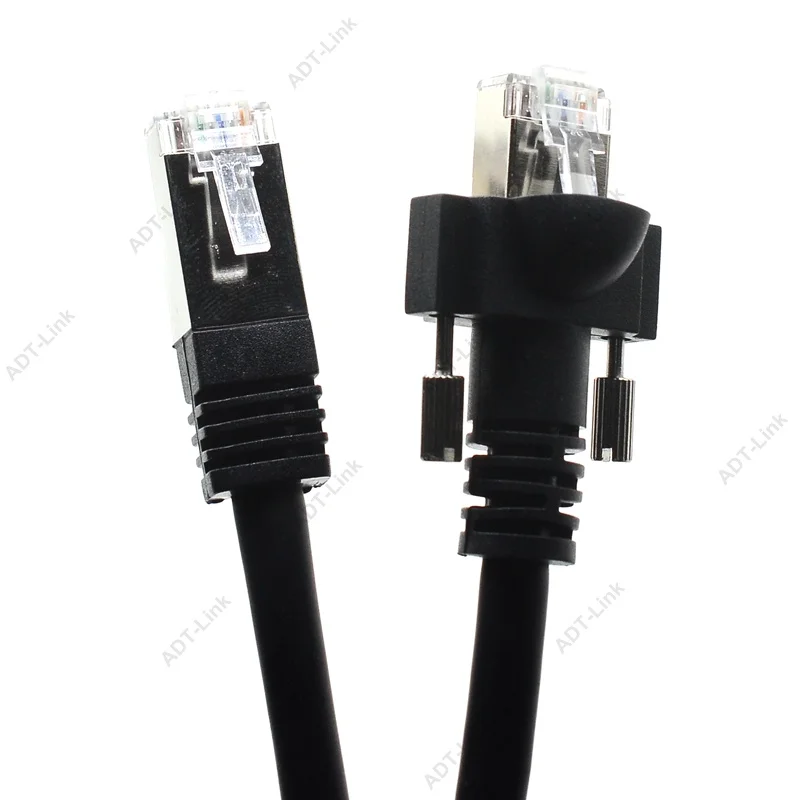 GIGE гигабитный Ethernet кабель с винтами монтажный замок промышленный цифровой