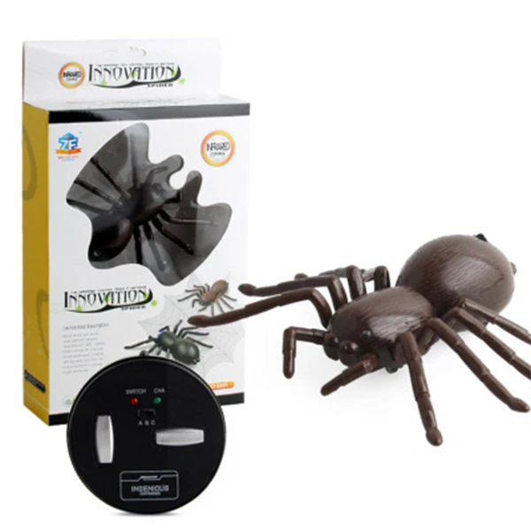 Tarantula Инфракрасный пульт дистанционного управления, симулятор тараканов, животное, жуткий паук, жук, шалость, веселье, RC детская игрушка, подарок, высокое качество, Прямая поставка - Цвет: Tarantula