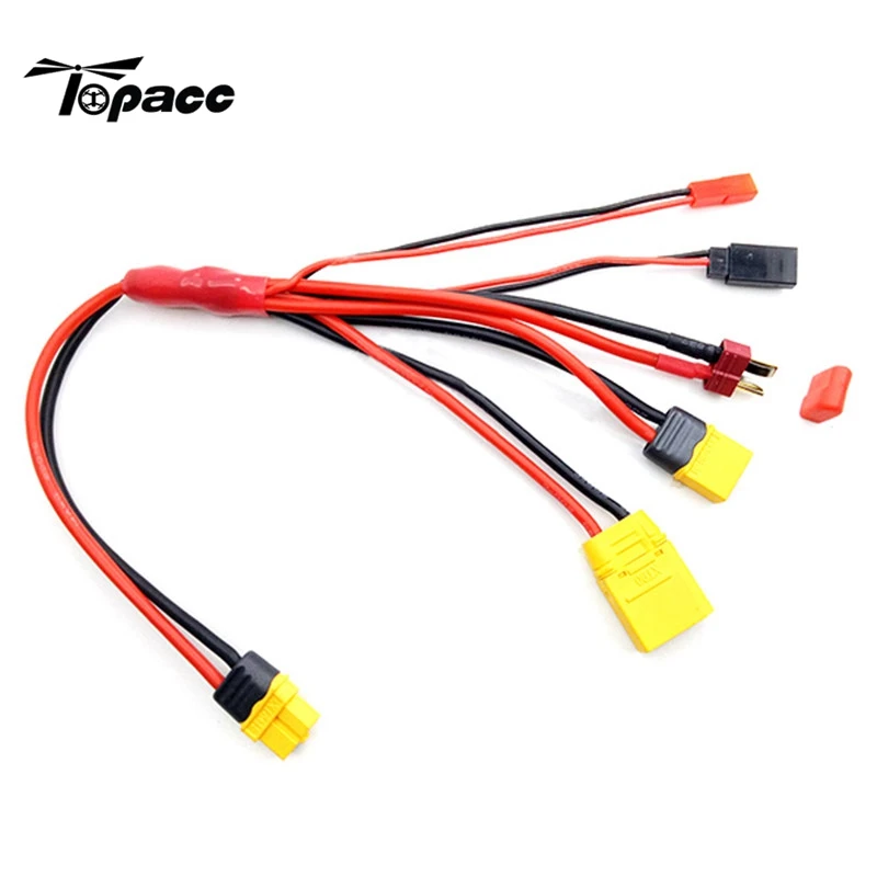 Новое поступление 5 в 1 штепсельная вилка XT60 для зарядки аккумулятора кабель ISDT