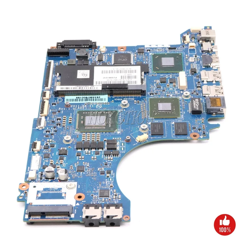 Материнская плата NOKOTION для ноутбука Dell XPS 14Z L412 F2DV7 0F2DV7 CN-0F2DV7 PLW00 LA-7451P SR043 I7-2640M HM67