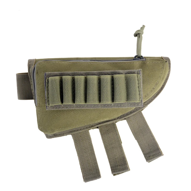 Hunting Bullets Pouch Portable Camouflage Waist Shells Bag Pack Cartridge Holder Pouches Adjustable CQC Bullet | Спорт и развлечения
