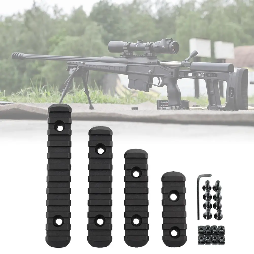 4 шт. полимерная направляющая набор секций нейлона M-Lok Rail Bar Weaver for Handguard | Спорт и