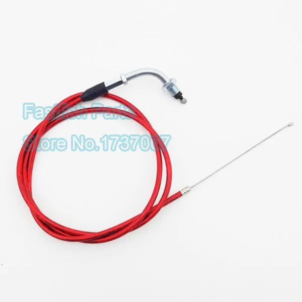Газовый трос газа 51 дюйм Красный Поворотный коленчатый провод для велосипеда с