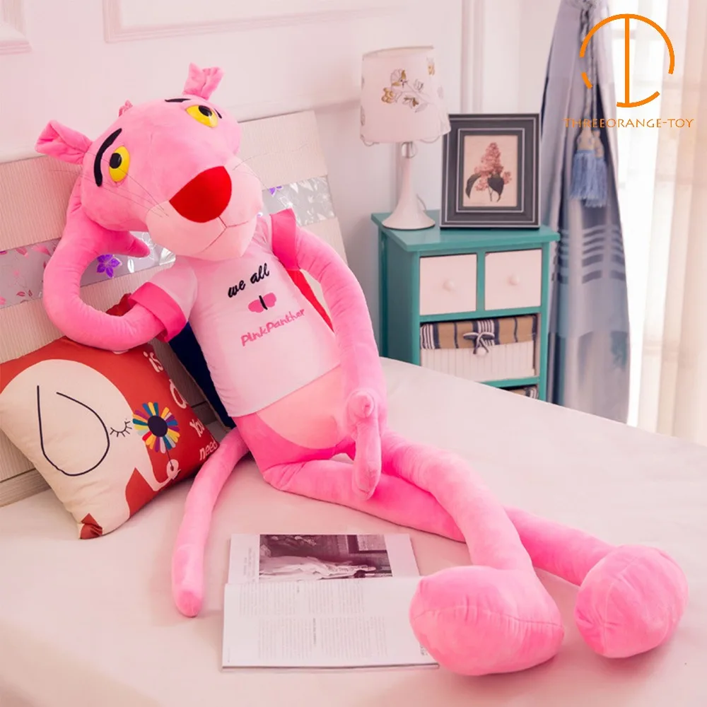 60/80/100 см милые непослушная Розовая пантера мультфильм Леопард прекрасный