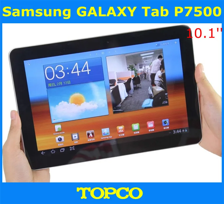 Оригинальный разблокированный Samsung P7500 Galaxy Tab 10 1 3G двухъядерный Android планшет дюйма
