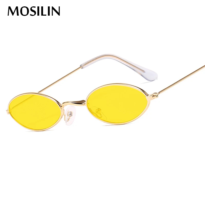 2019 мода небольшой овальный солнцезащитные очки Для мужчин женщин Винтаж