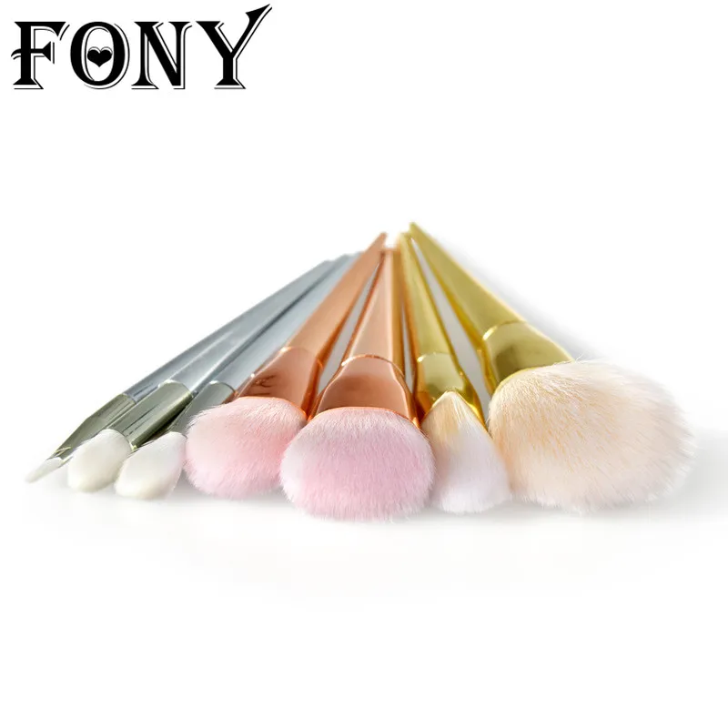 2017 Makeup Cosmetic Brushes Set 7Pcs Superior Professional Contour Brush Powder Foundation Eyeshadow Lip Tool | Красота и здоровье