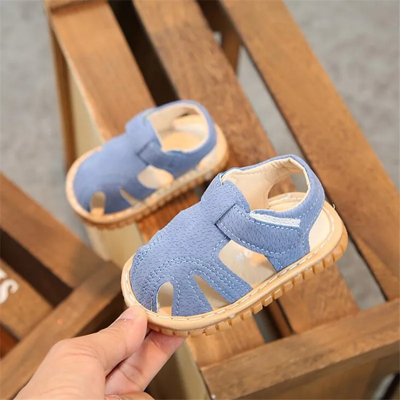 

Summer Baby Boy Girl Beach Sandals Kid Infant Toddler Pink Light Blue 15-19 0-2Years XMK187 TX09