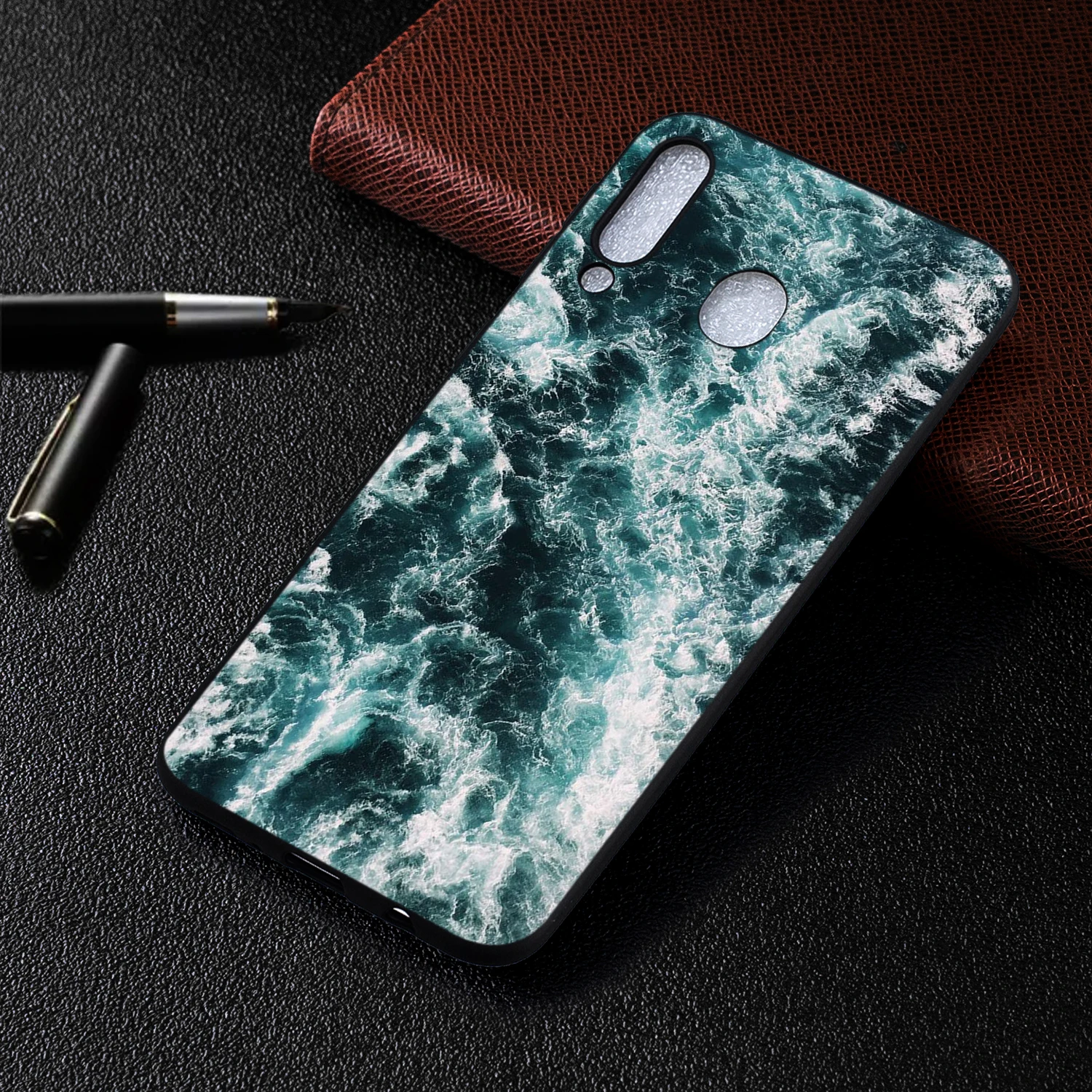 Окрашенный чехол для Samsung Galaxy A10 A20 A30 A40 A50 M30 M20 M10 мягкий силиконовый телефона из