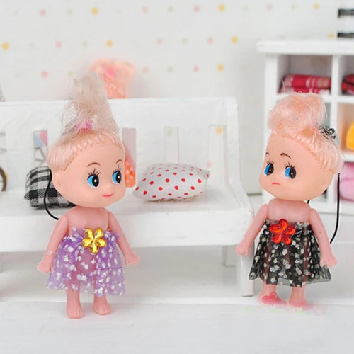 6 шт. милый игрушечный подарок для девочки мини кукла дзунг спутанная брелок