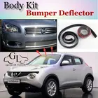 Дефлектор губ для бампера для Nissan Juke для Infiniti ESQ F15, передний спойлер, юбка для TopGear Friends, Настройкакомплект кузоваполоса