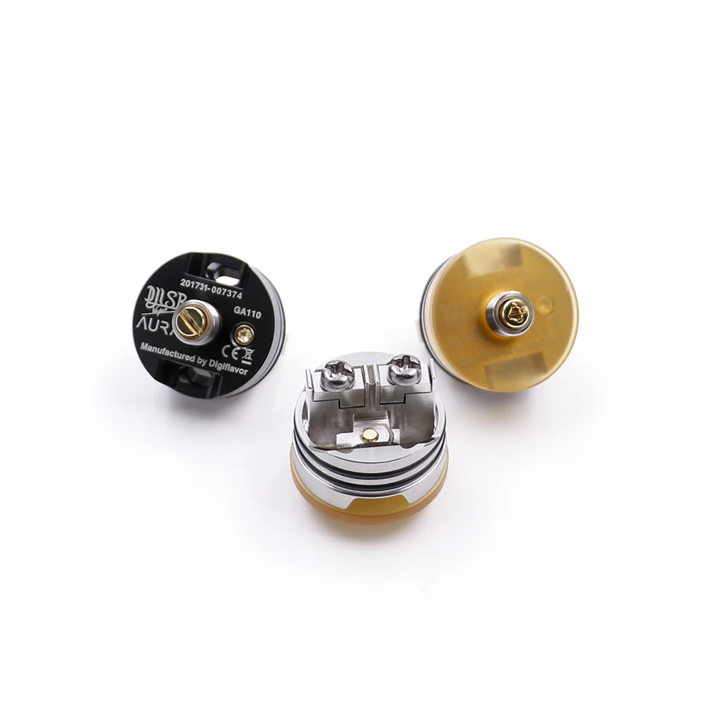 2 шт./лот Digiflavor Aura RDA бак с шаговым зажимом сборка колода BF и обычный разъем