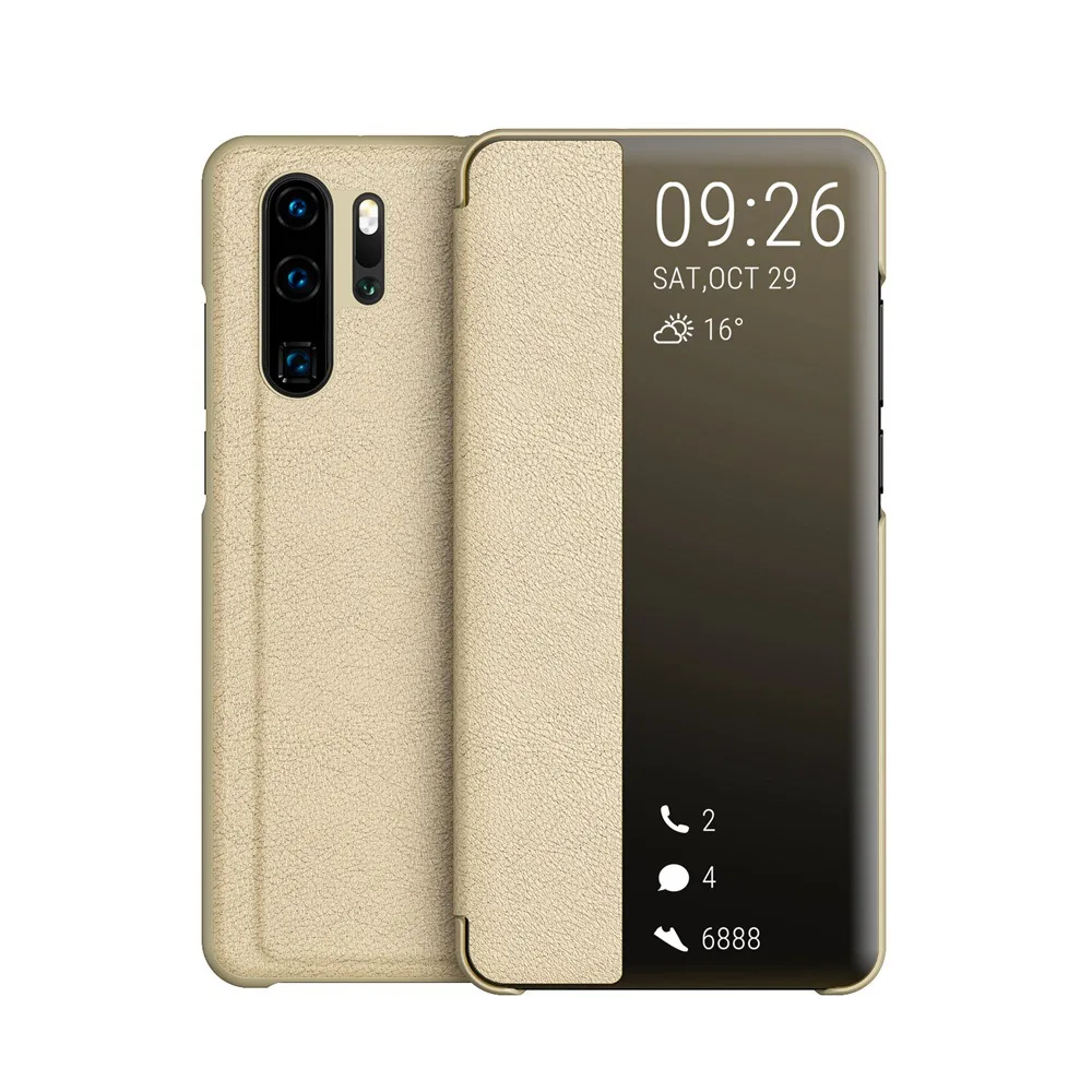 Kisscase флип-чехлы с умным окном чехол для huawei P30 P10 P20 Pro Lite Роскошный кожаный чехол для телефона для huawei Mate 9 10 20 Pro Funda