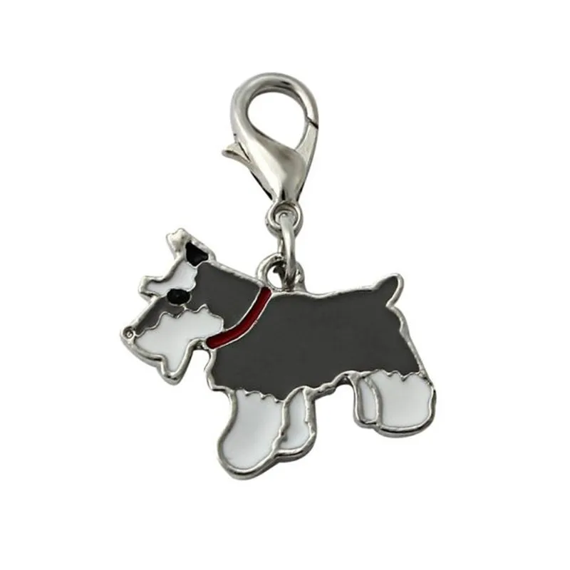 DogTag диск серый шнаузер идентификатор животного подвеска ожерелье новая собака