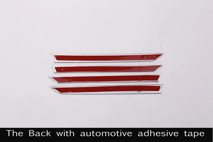 Для Land Rover Range VELAR 2017 2018 ABS матовые серебряные декоративные полоски для дверных