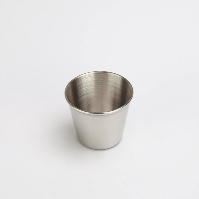 45ml Drinking Glass Stainless Steel Shot Glasses Cups Wine Beer Whiskey Mugs Outdoor Travel Cup | Дом и сад