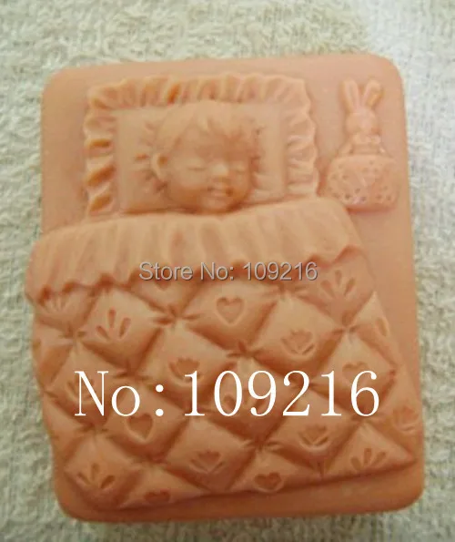 

wholesale!!!1pcs Baby Sleeping (ZX558) Silicone Handmade Soap Mold Crafts DIY Mold