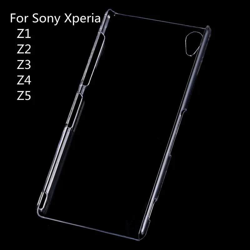 Ультратонкая прозрачная задняя крышка из поликарбоната 0 3 мм для Sony Xperia Z1/ Z2/ Z3/ Z4/