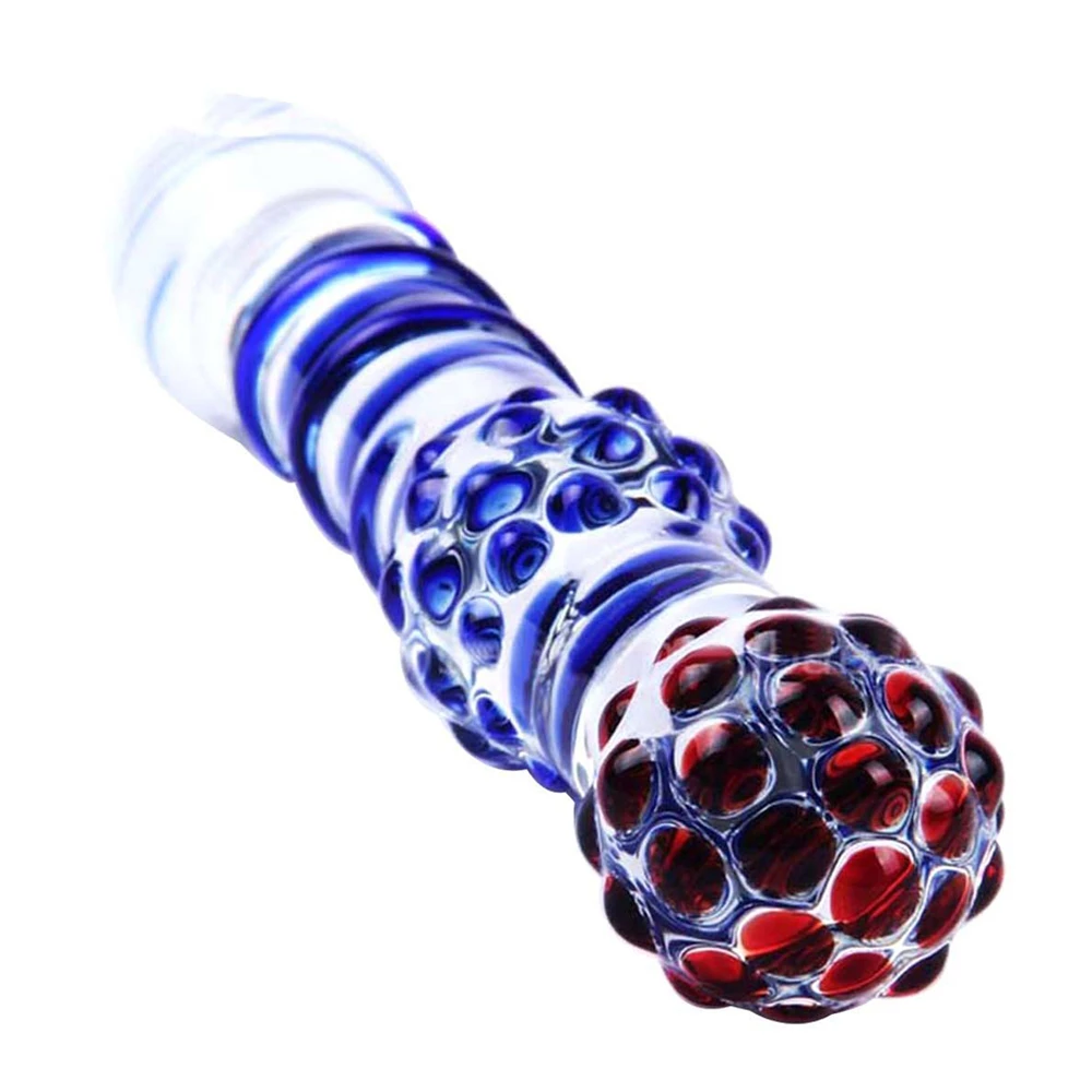 Секс шоп стеклянный фаллоимитатор Искусственный Пенис Анальная пробка анальный