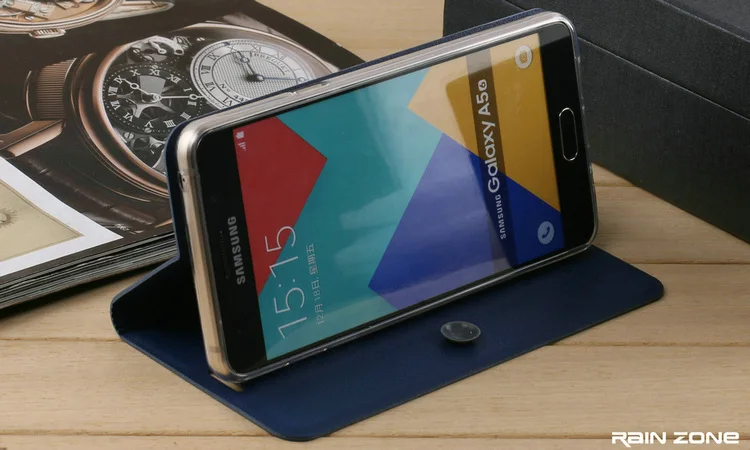 Модный кожаный чехол книжка для Samsung Galaxy A5 (2016) A5100 A510F оригинальный брендовый