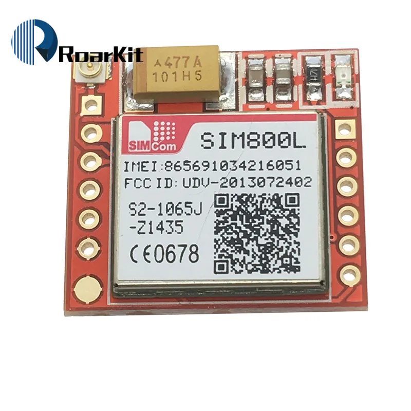 Маленький sim800l GPRS GSM модуль MicroSIM основной плате квад TTL последовательный Порты и