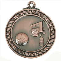 custom 3d basketball medal hot sales usa sports competition medal high quality custom antique brass medals