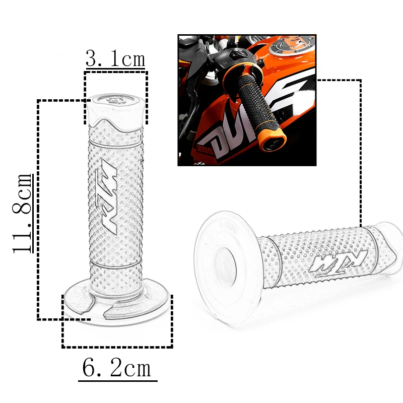 Для ktm XC EXC XCF XCRW EXCR насадка на руль SXF МРИ XCW SX 350 400 450 500 505 525 530 с mark журнал резиновым