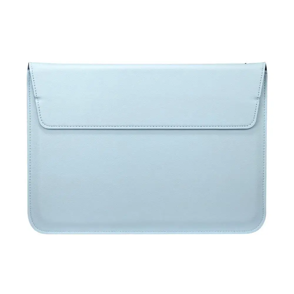 sky Blue-Mail Bag Бизнес PU сумка чехол для ноутбука Macbook Pro retina Air 11 12 13 15 дюймов, Air 13, pro 13 15 A1706 A1708 A1989 A1707 A1990 - Цвет: sky Blue-Mail Bag