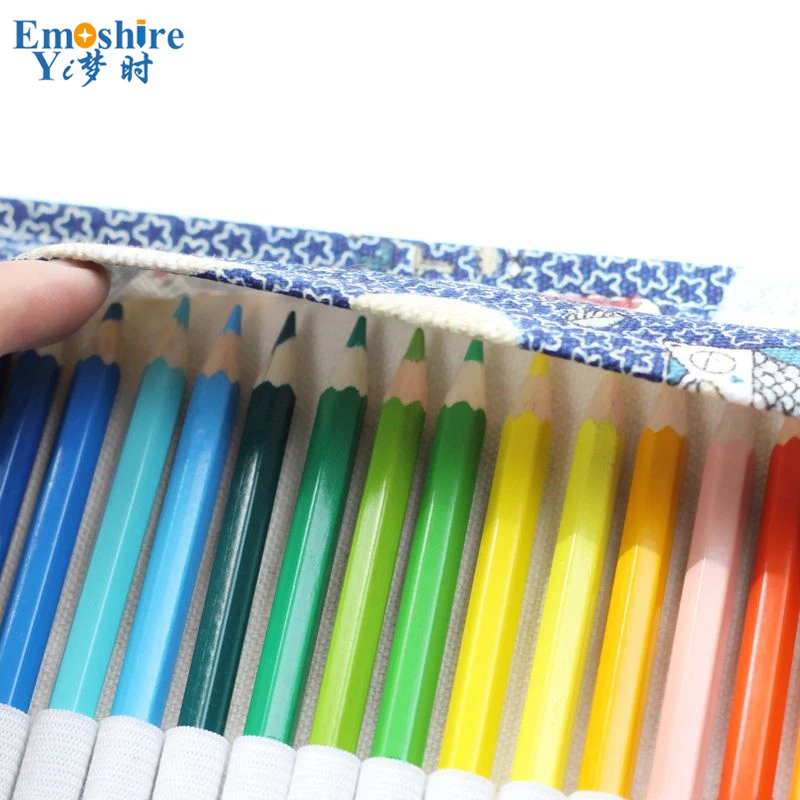 Emoшир 2017 пенал ручной работы с принтом совы Национальный холщовый чехол для