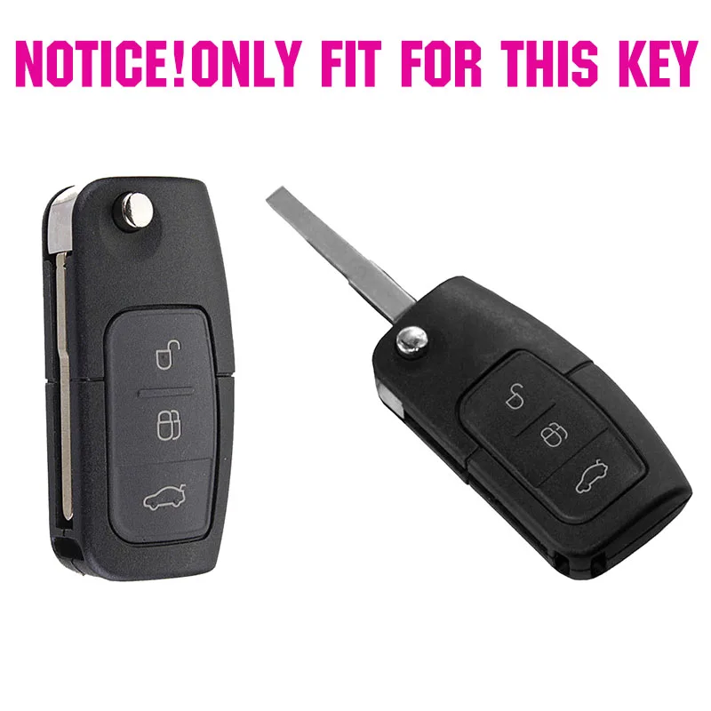 Силиконовый чехол для ключей Ford Fiesta Focus Mondeo Falcon B Max C S Eco Sport Galaxy Territory Keyless Fob Shell|fob