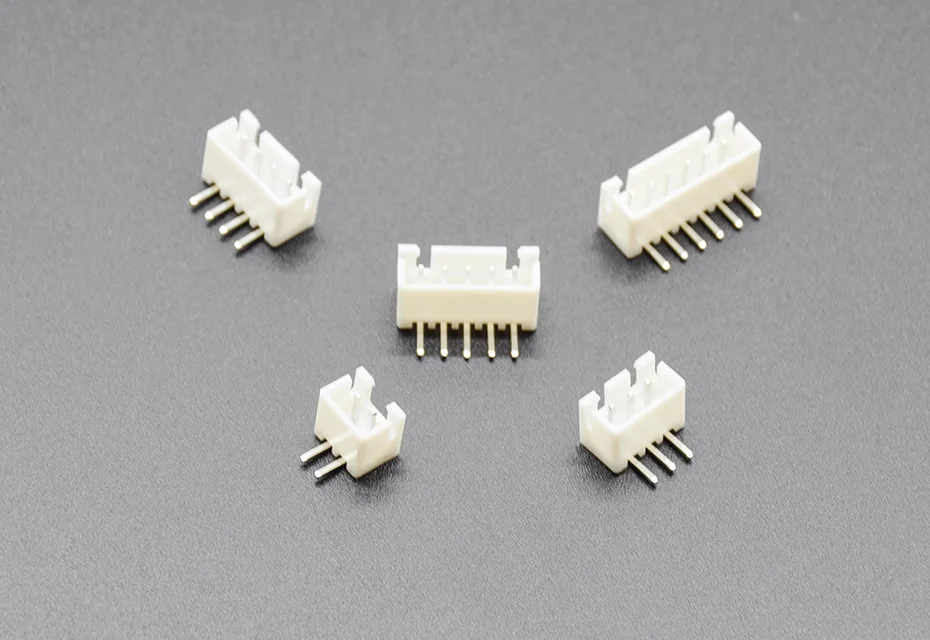 50 шт./лот XH2.54 угловой штыревой разъем 2P 3P 4P 5P 6P 2,54 мм Шаг XH для PCB JST