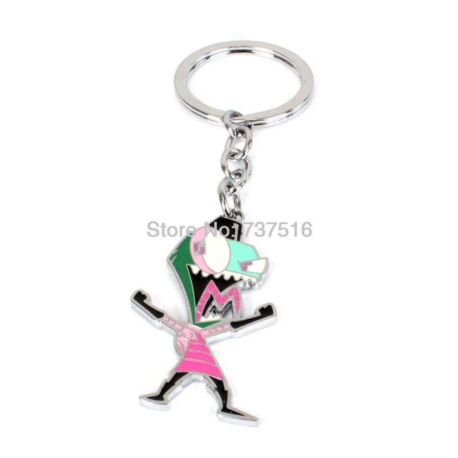 Новое поступление модный робот Invader Zim Alien Gir блестящий рев GAZ DIB ZIM металлические