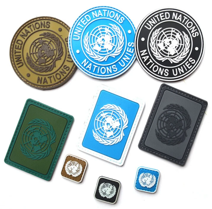 Резиновая пластырь с флагом США 3D ПВХ тактический нацией Унис нагрудный знак