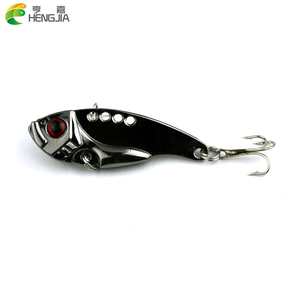HENGJIA 100 шт. 5 см/11 г Жесткий металлический Иска Искусственный Блесен vibrative