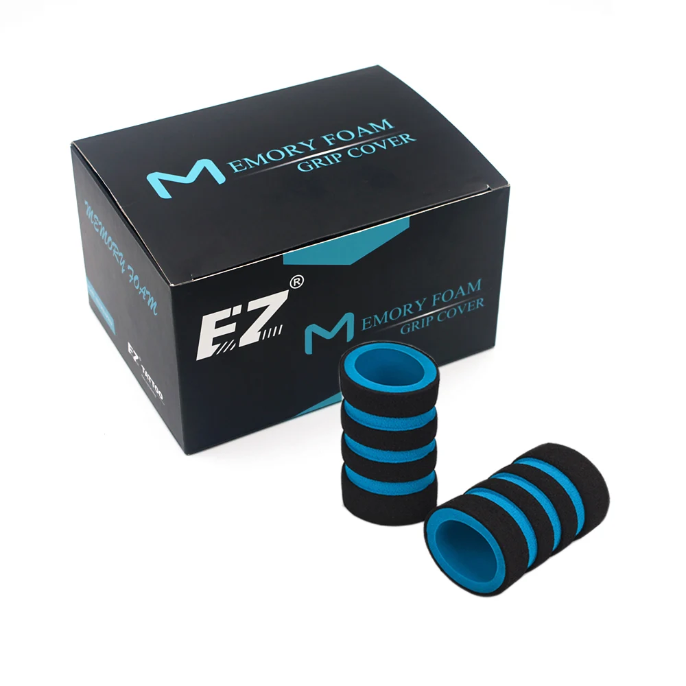 20 штук EZ Memory Foam Tattoo Grip Чехлы для любых одноразовых татуировок из нержавеющей